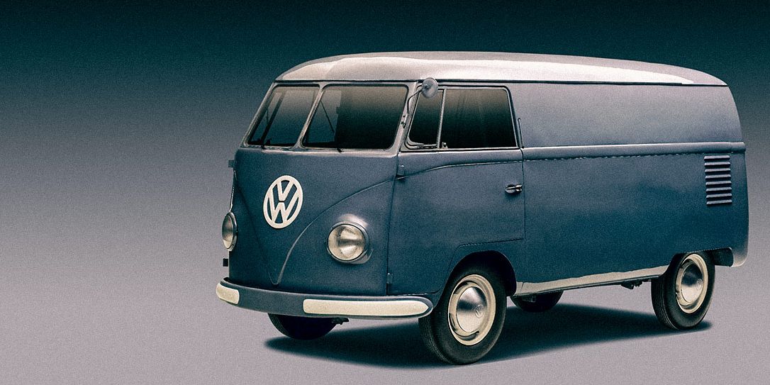 VW T1 Bulli in Blau