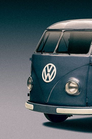 VW T1 Bulli in Blau