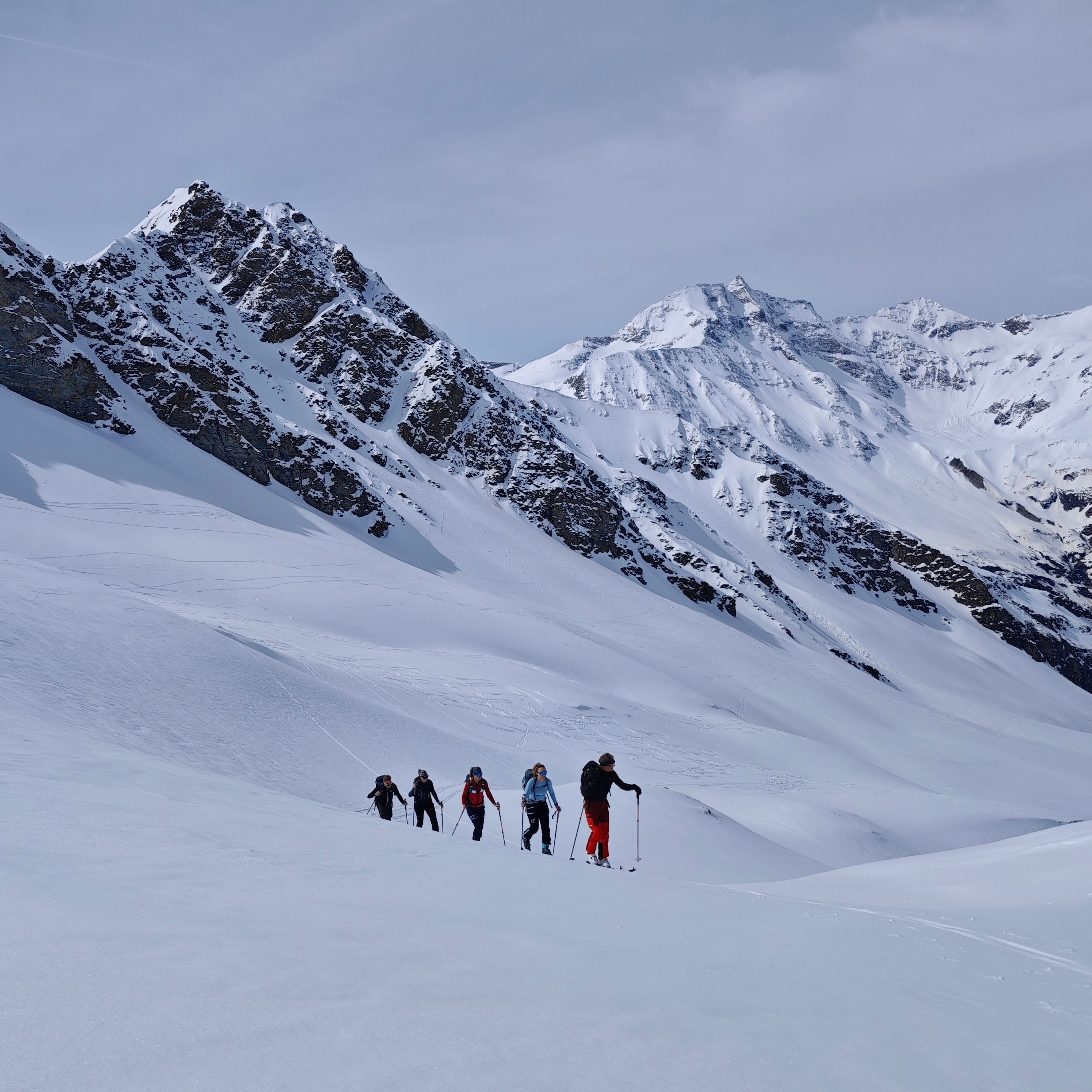 Paul Verbnjak geht eine Skitour