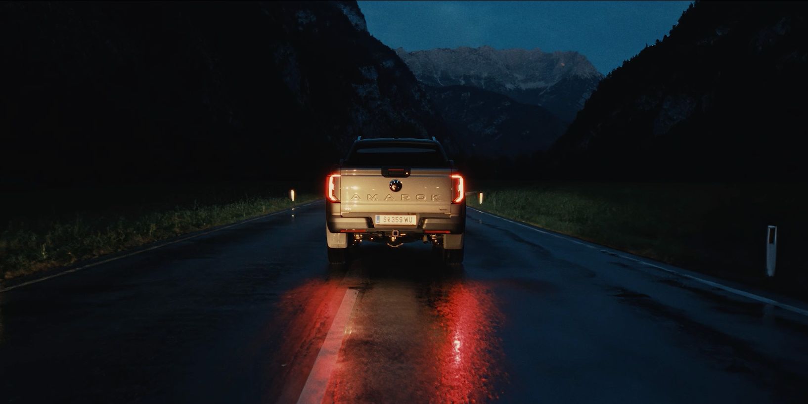 Heckansicht VW Amarok, Auszug Moretti Werbespot