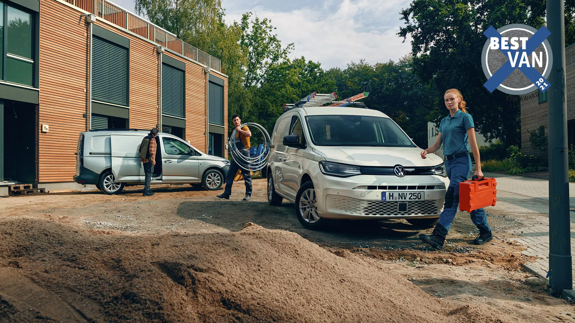 VW Caddy gewinnt Auszeichnung zum besten Van des Jahres 2021