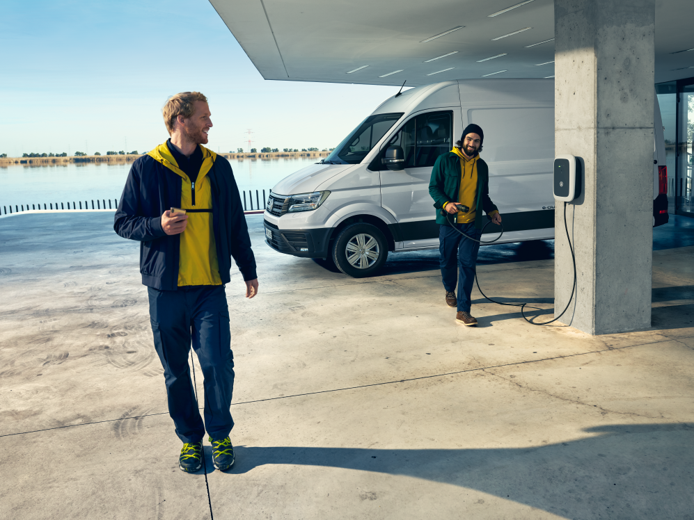 VW e-Crafter wird geladen