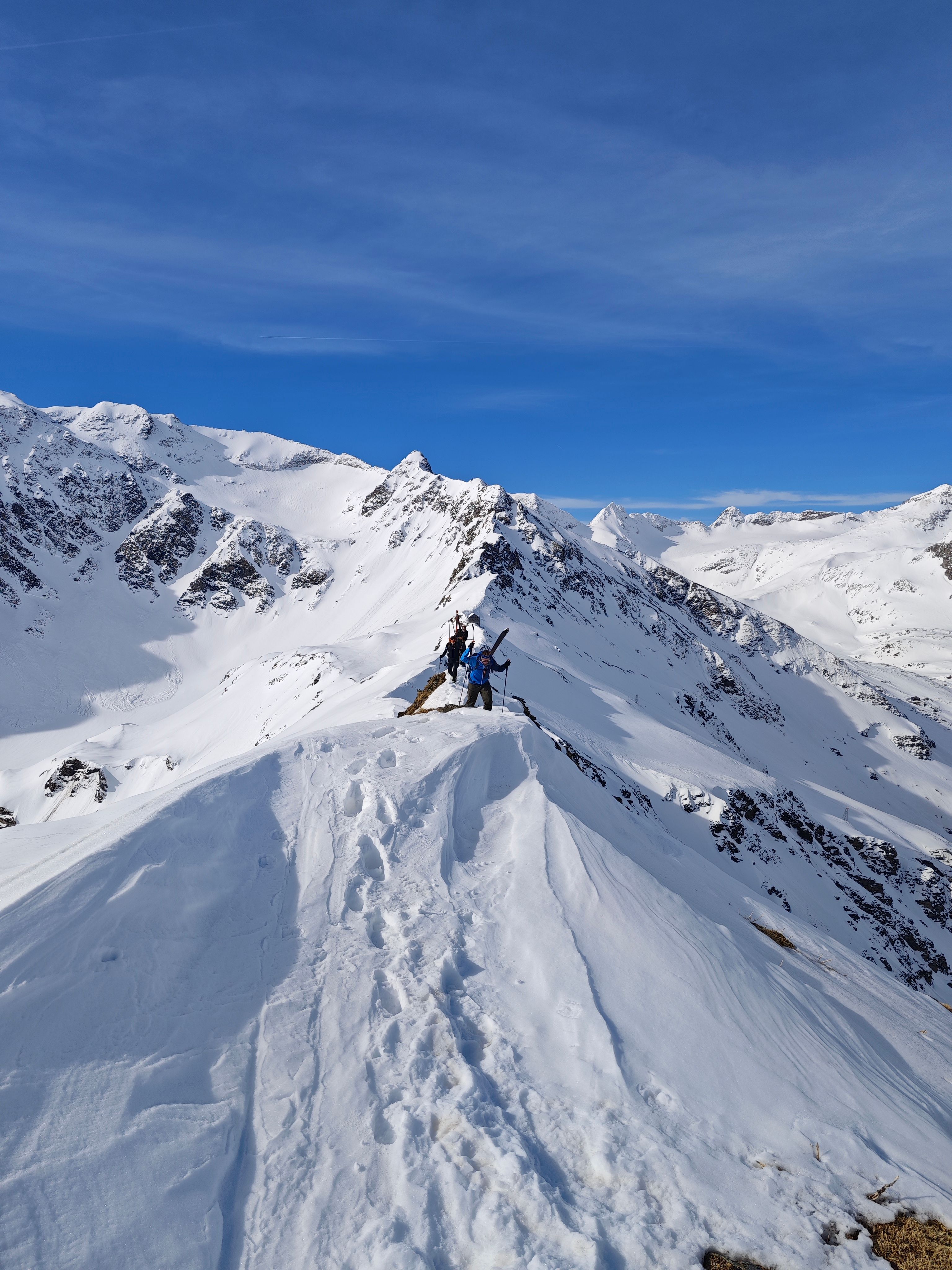 Paul Verbnjak geht eine Skitour