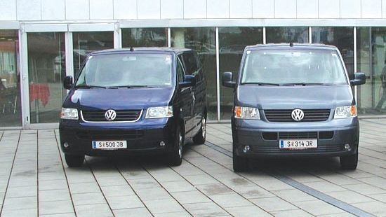 Der Transporter Shuttle eignet sich besonders als Personentransporter für Taxiunternehmen oder Reiseveranstalter oder im Hotel- und Mietwagengewerbe.  Der hochwertige Caravelle ist prädestiniert für die exklusive Personenbeförderung: in der 4- und 5-Sterne-Hotellerie, für Luxus-Sightseeing-Tours und als Flughafenshuttle.