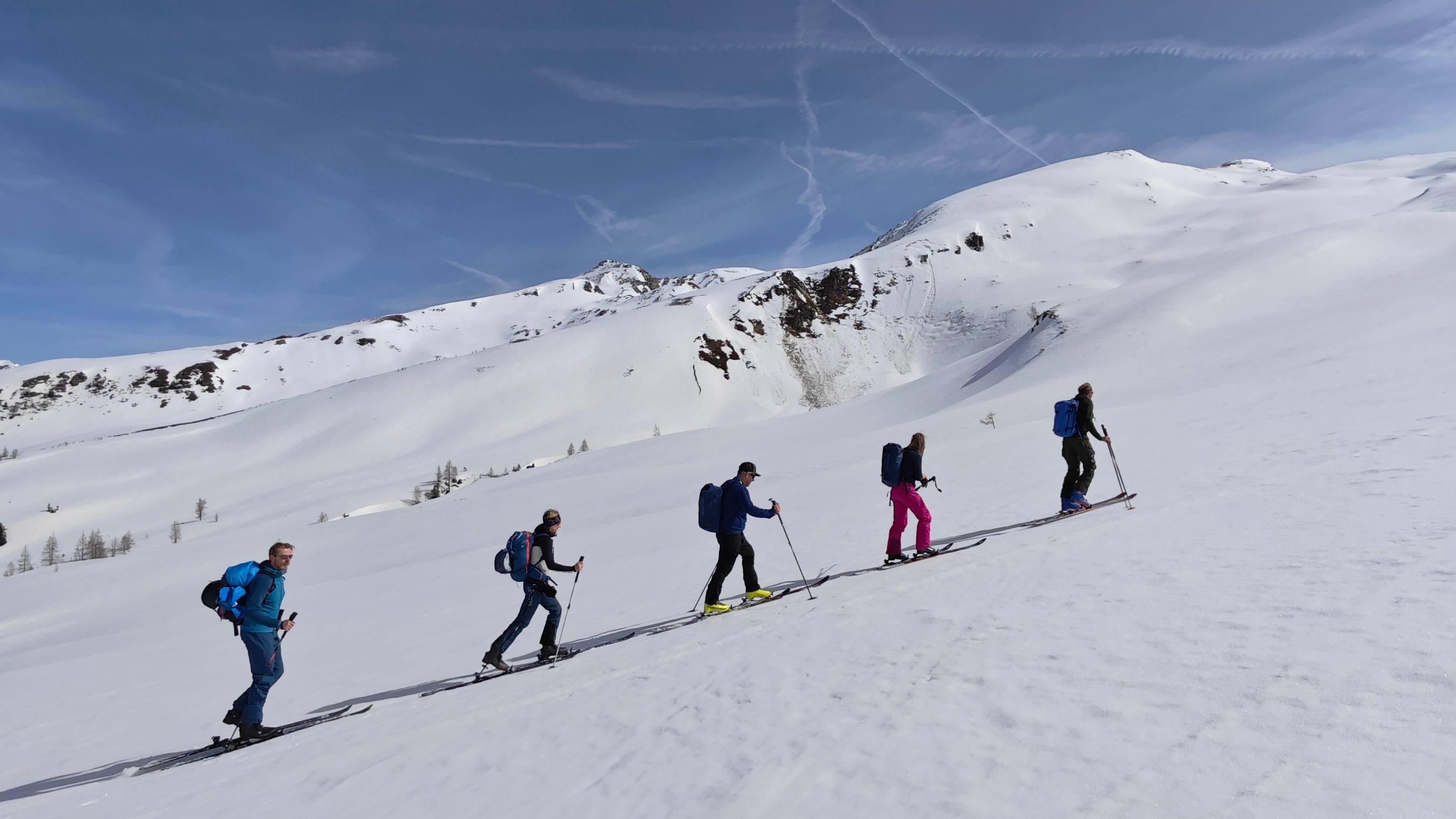 Paul Verbnjak geht eine Skitour