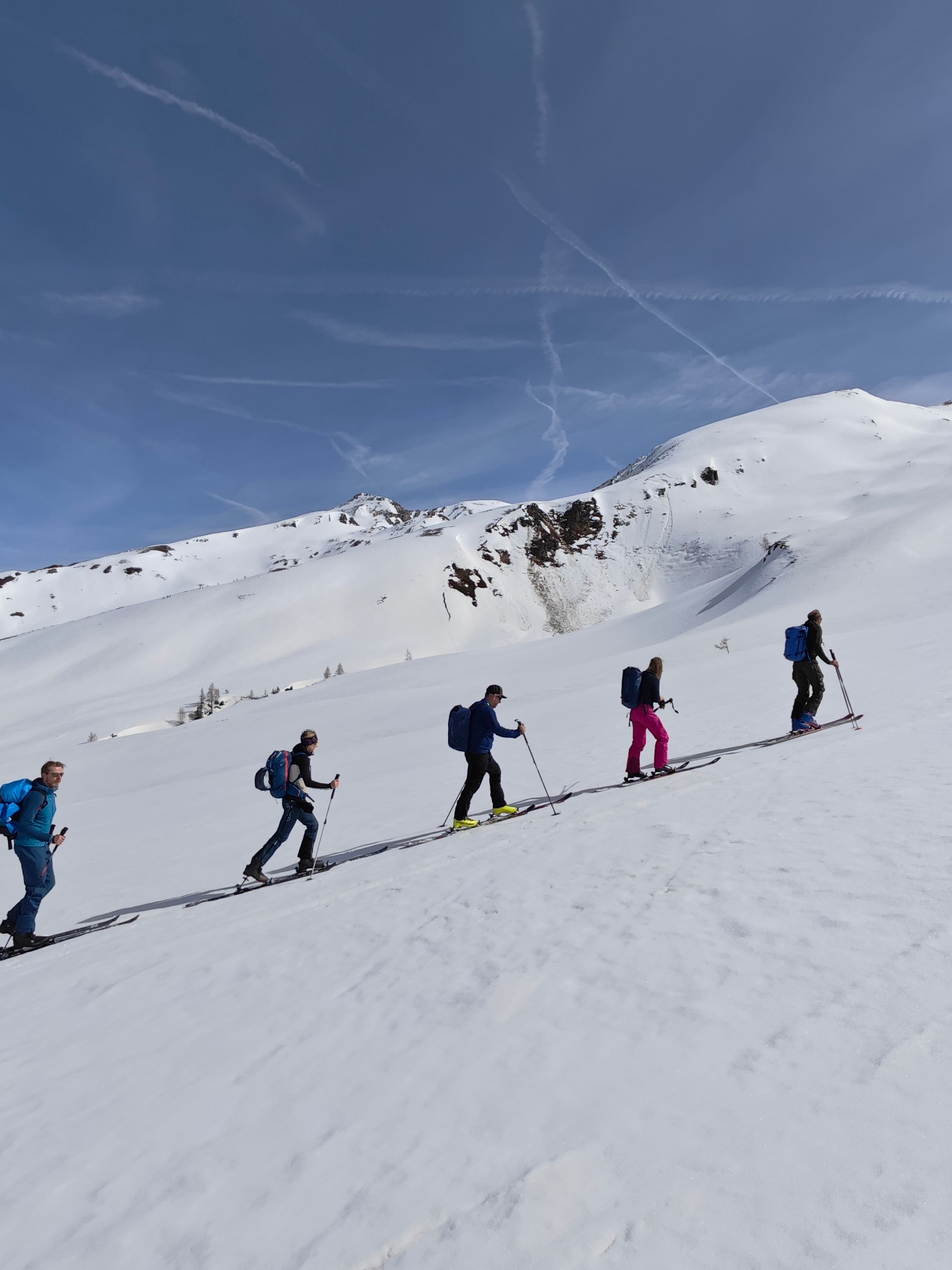 Paul Verbnjak geht eine Skitour