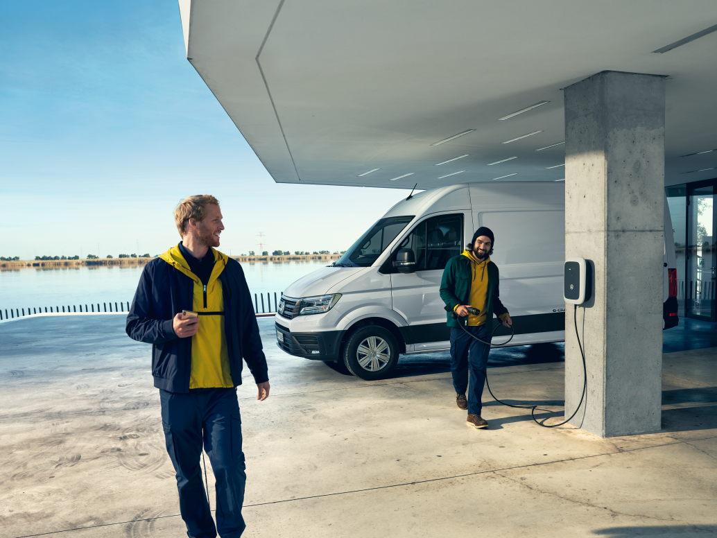 VW e-Crafter wird geladen