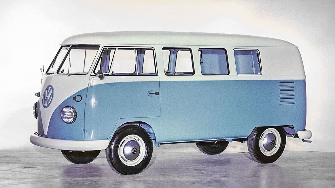 VW T1 Bulli Modelljahr 1962 mit Frontblinkern