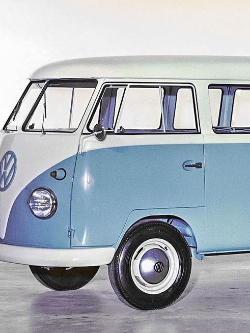 VW T1 Bulli Modelljahr 1962 mit Frontblinkern