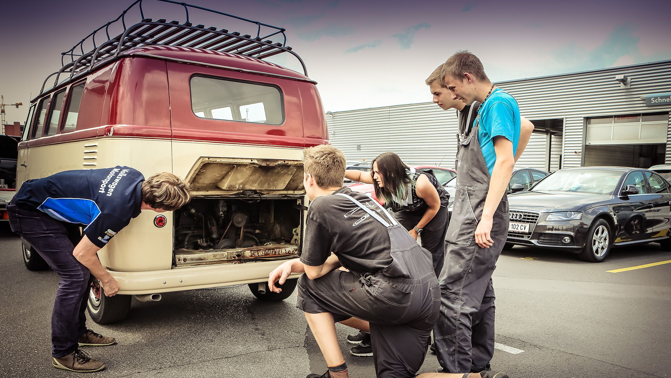 VW Bulli T1 Kombi Rot