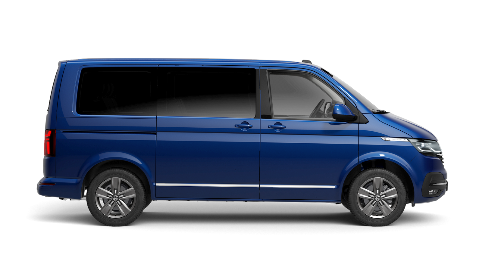 blauer VW Caravelle 6.1 