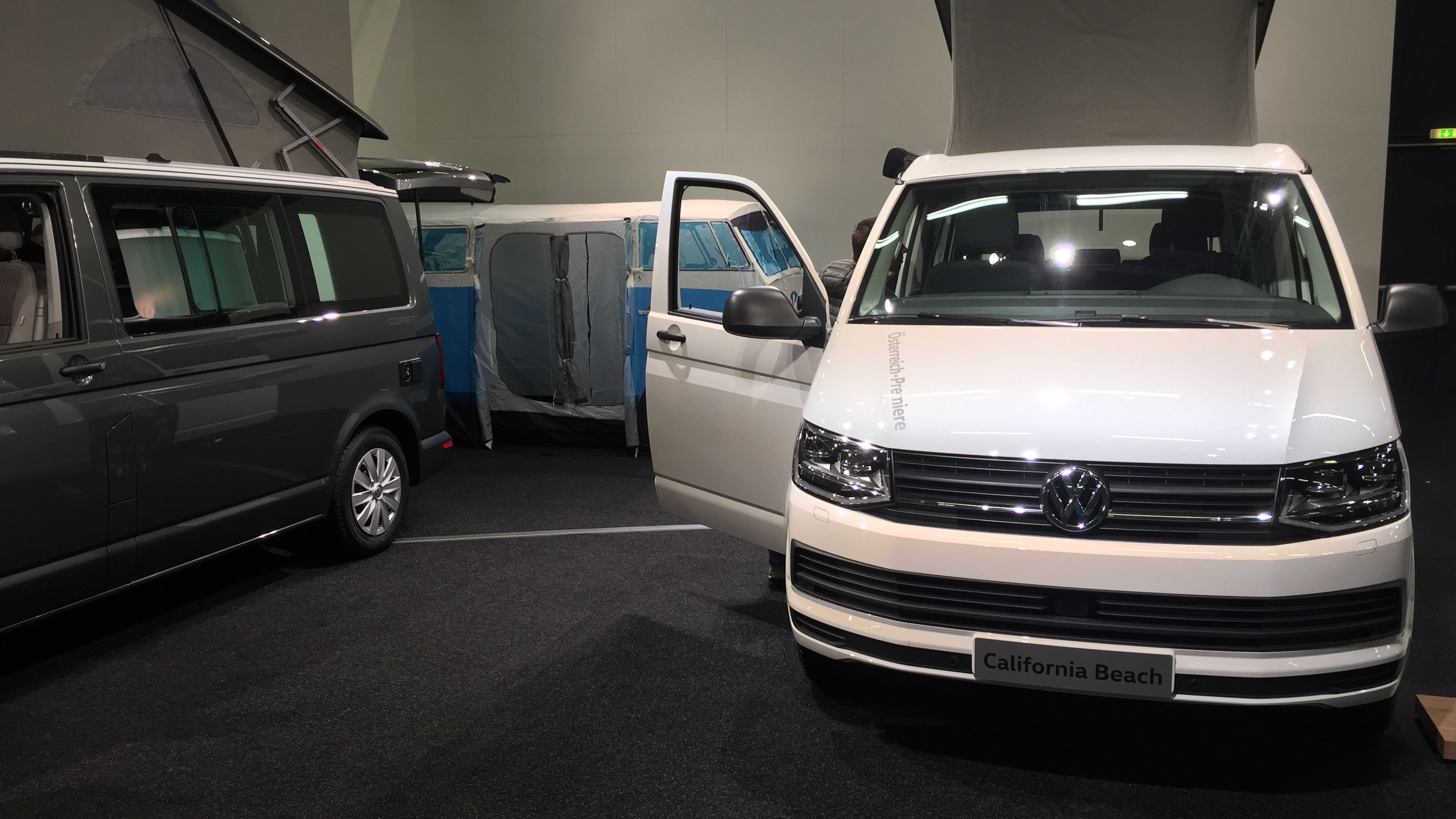 VW California Beach weiß Caravan Salon Wels