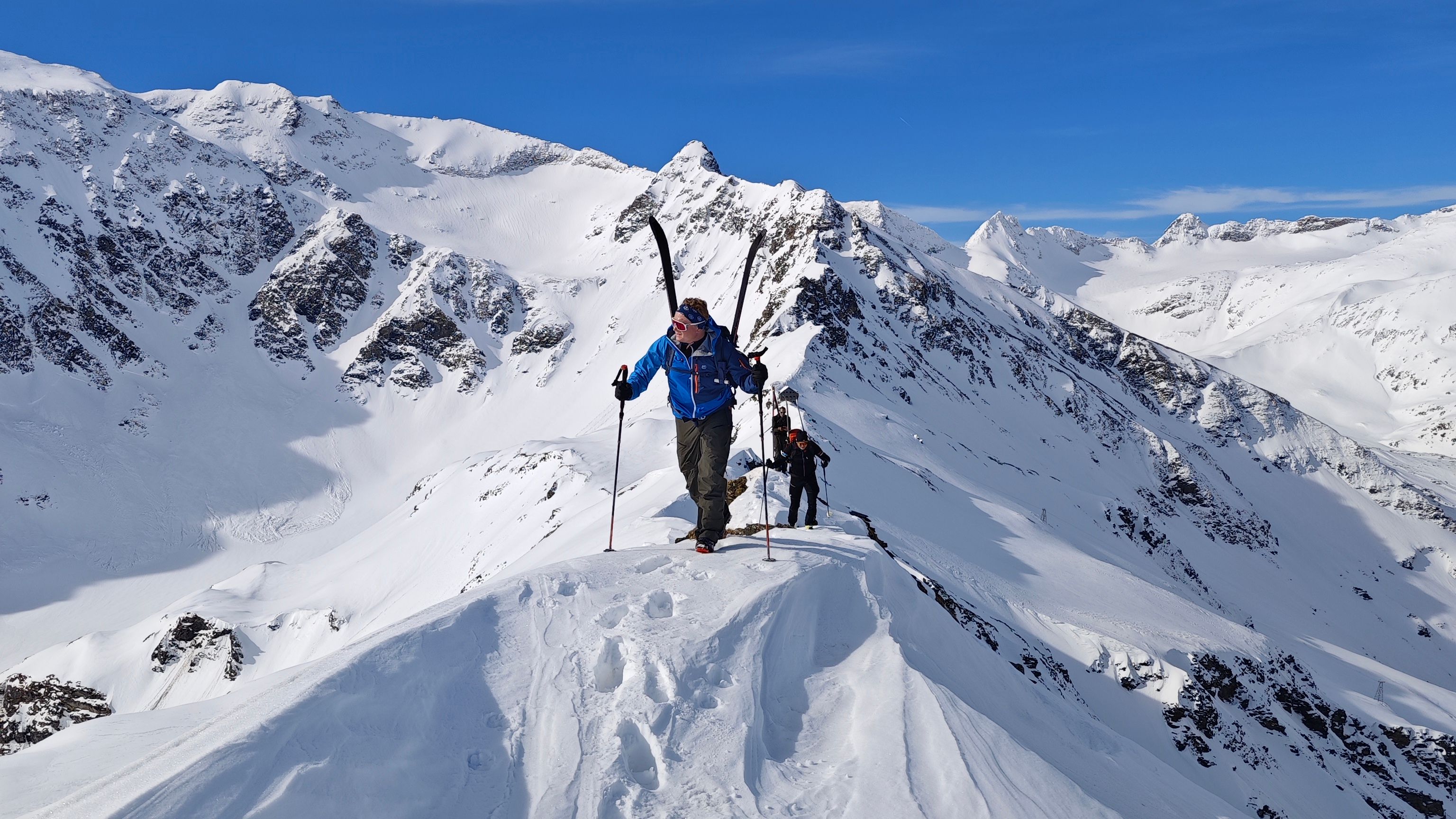 Paul Verbnjak geht eine Skitour