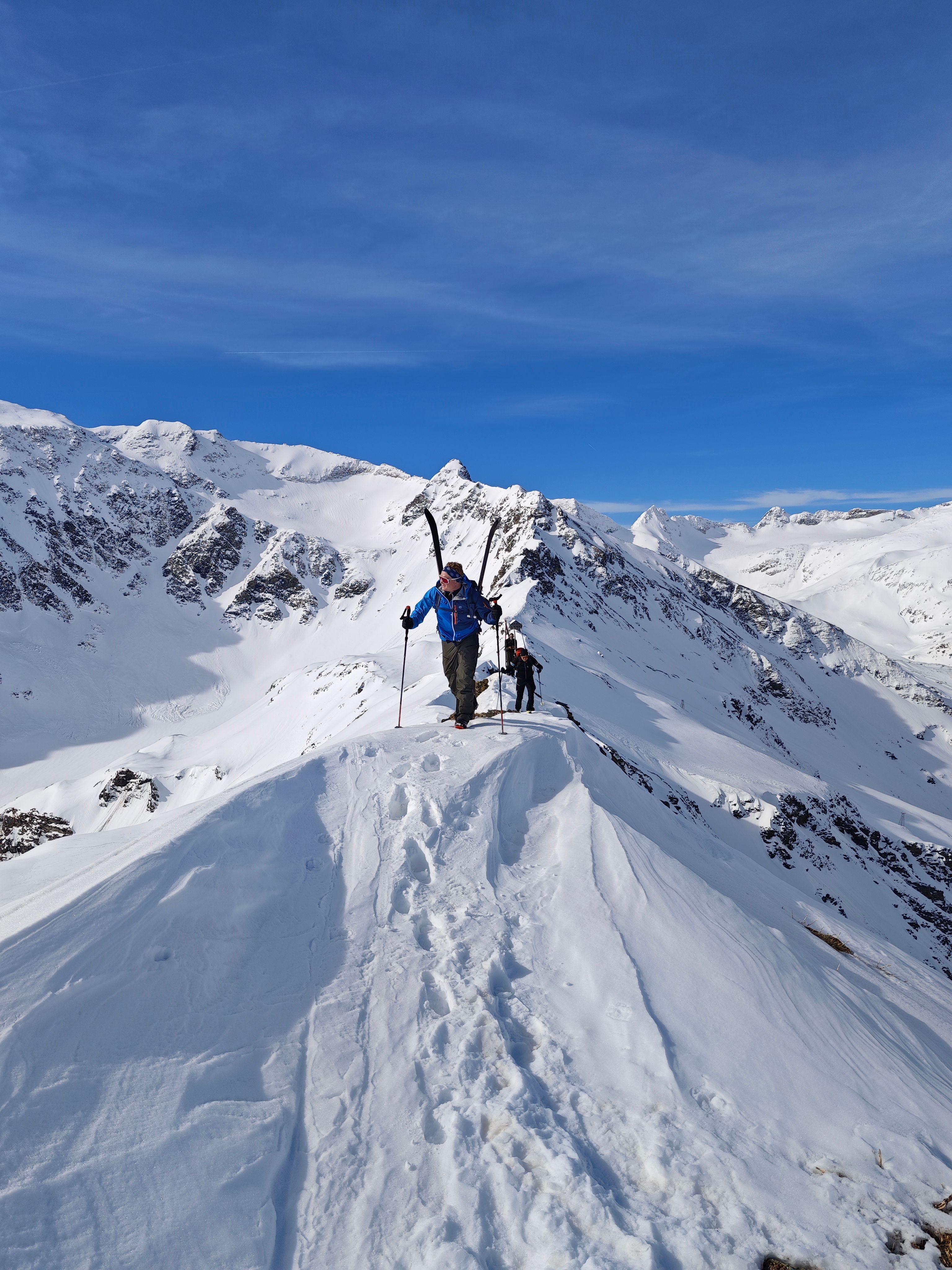 Paul Verbnjak geht eine Skitour